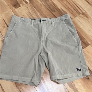 Billabong Men's Khaki Flat Front Shorts